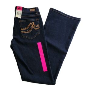 DKNY Times Square Flare Juniors Women's Jeans Size 5 Long – Dark Wash Bootcut
